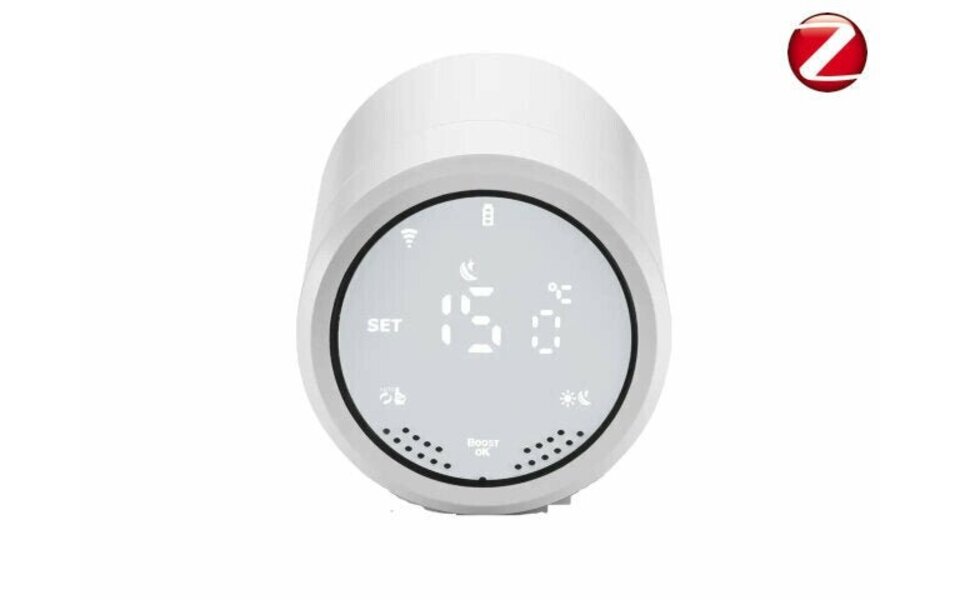 Smartlife Domotica Programmeerbare radiatorknop Horizontaal Smartlife Domotica Programmeerbare radiatorknop Horizontaal