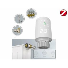 Programmeerbare radiatorknop Verticaal Programmeerbare radiatorknop Verticaal