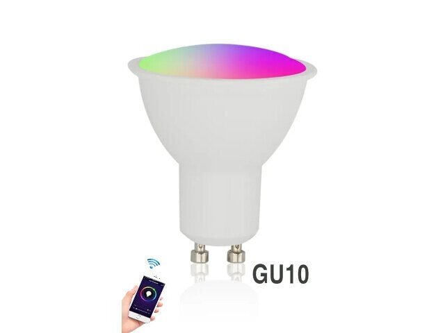 Smartlife Domotica WiFi Slimme spotlight GU10 5W kleur + wit (RGB+CW)