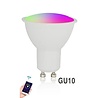 Smartlife Domotica WiFi Slimme spotlight GU10 5W kleur + wit (RGB+CW) Smartlife Domotica WiFi Slimme spotlight GU10 5W kleur + wit (RGB+CW)