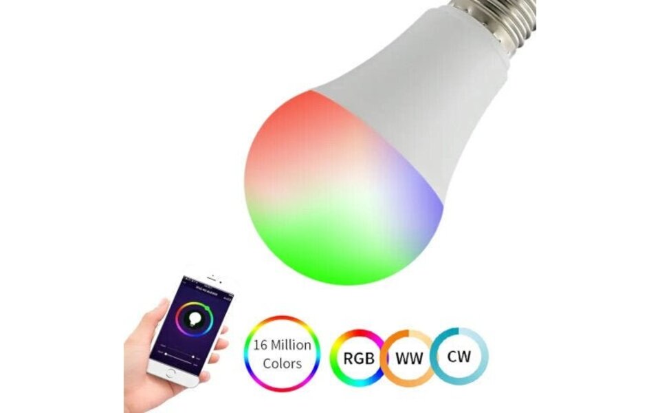 Smartlife Domotica E27 Gloeilamp model RGB smartlamp