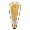 6 Watt E27 LED Filament Lamp ST64 2100K Amber 6 Watt E27 LED Filament Lamp ST64 2100K Amber