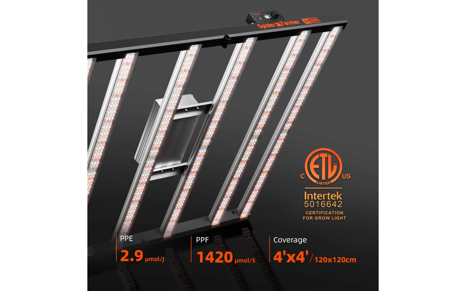 Spider Farmer Spider Farmer SE5000 LED Kweeklamp Spider Farmer Spider Farmer SE5000 LED Kweeklamp