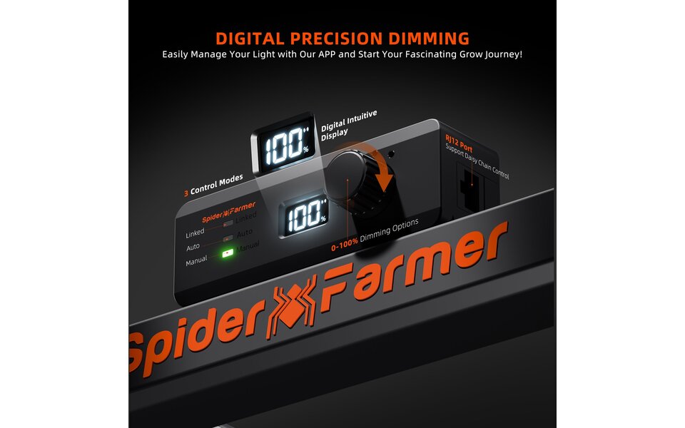 Spider Farmer Spider Farmer SE5000 LED Kweeklamp Spider Farmer Spider Farmer SE5000 LED Kweeklamp