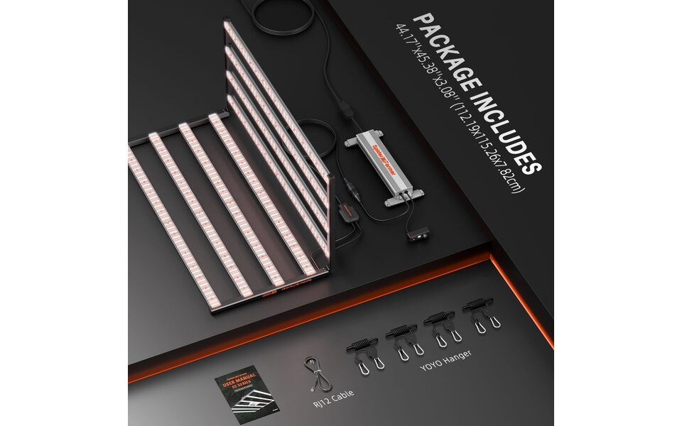 Spider Farmer Spider Farmer SE1000W LED Kweeklamp Spider Farmer Spider Farmer SE1000W LED Kweeklamp