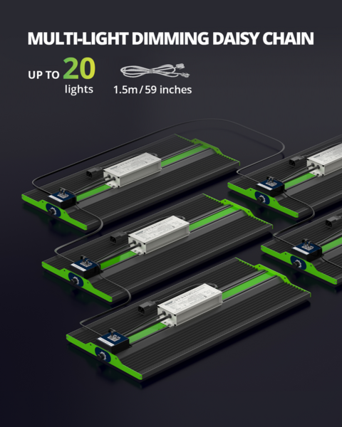 Viparspectra Viparspectra P2000 LED Kweeklamp