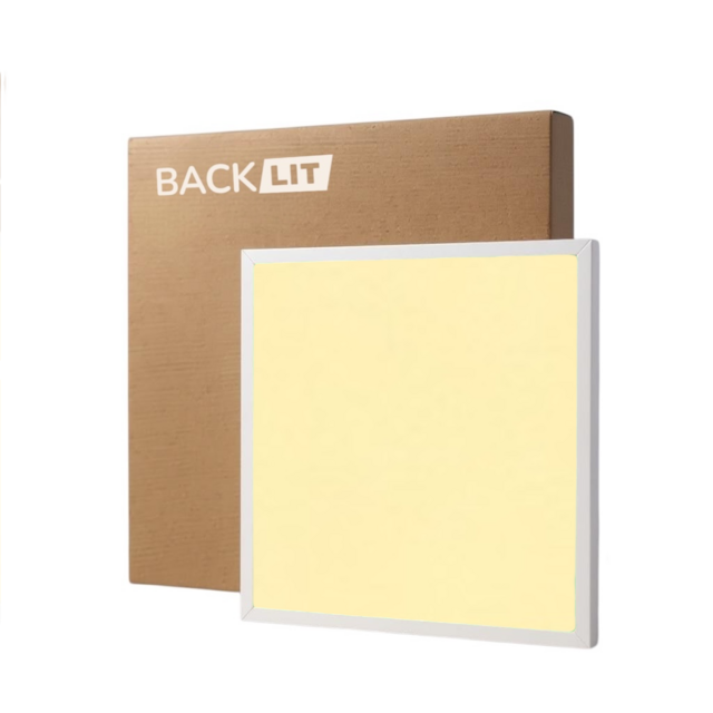 Backlit LED Paneel 60x60 cm | 3000K | Warm Wit (830) | 36W Backlit LED Paneel 60x60 cm | 3000K | Warm Wit (830) | 36W