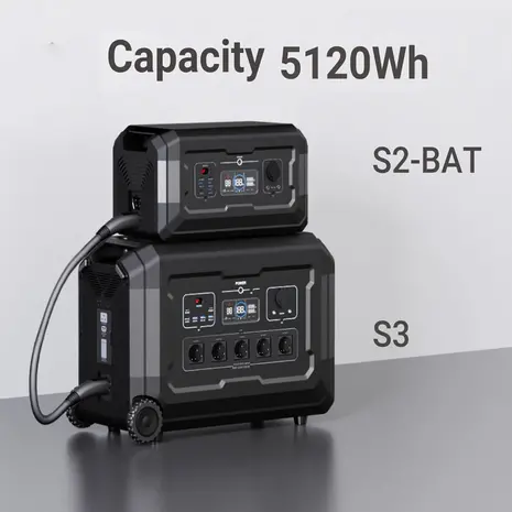 Souop Mobiele Stroomcentrale S3 3600W/3072Wh