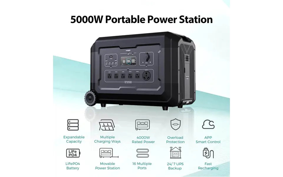 Souop Mobiele Stroomcentrale S5 5000W/5040Wh