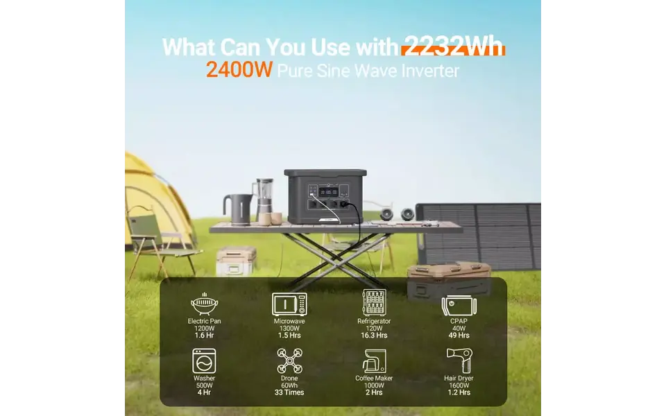 Souop Mobiele Stroomcentrale S024 2400W/2232Wh Souop Mobiele Stroomcentrale S024 2400W/2232Wh