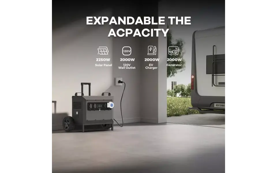 Souop Mobiele Stroomcentrale L5 5000W/5040Wh Souop Mobiele Stroomcentrale L5 5000W/5040Wh
