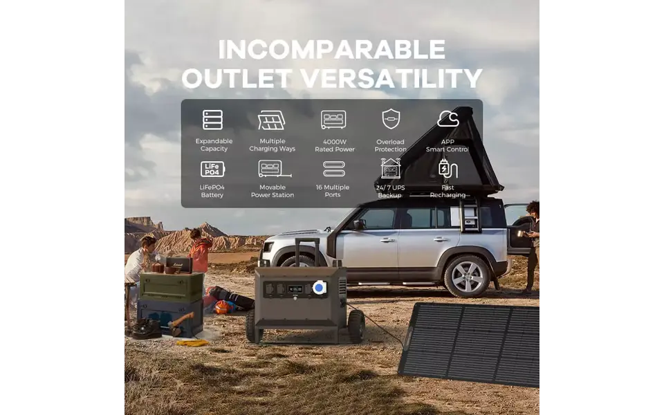 Souop Mobiele Stroomcentrale L5 5000W/5040Wh Souop Mobiele Stroomcentrale L5 5000W/5040Wh