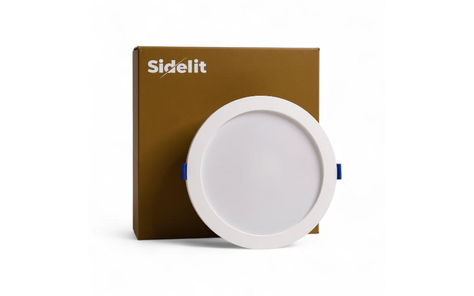Sidelit LED Downlight | 12W | 4000K | Helder Wit | 960lm