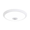 LED Plafondlamp Sensor Dag/Nacht – Kozolux Crimpy – 20W 1500lm – 6400K – Rond – Wit