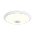 LED Plafondlamp Sensor Dag/Nacht – Kozolux Crimpy – 20W 1500lm – 4200K – Rond – Wit