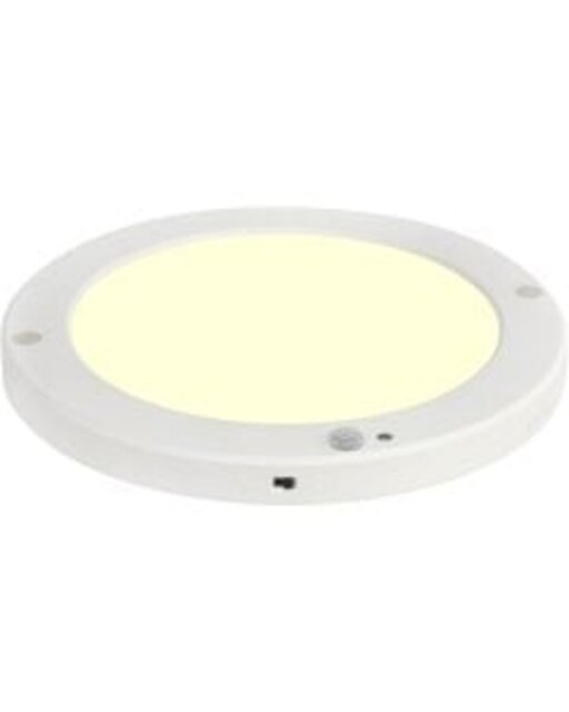 HLW LED Plafondlamp Sensor Dag/Nacht – 18W – 3000K – 360° – Rond – Mat Wit