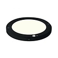 LED Plafondlamp Sensor Dag/Nacht – 18W – 4000K – 360° – Rond – Mat Zwart