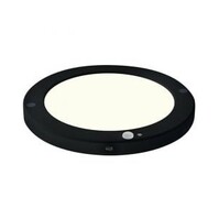 LED Plafondlamp Sensor Dag/Nacht – 18W – 4000K – 360° – Rond – Mat Zwart