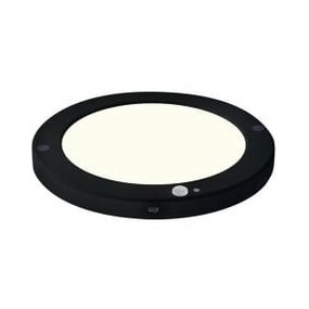 LED Plafondlamp Sensor Dag/Nacht – 18W – 4000K – 360° – Rond – Mat Zwart LED Plafondlamp Sensor Dag/Nacht – 18W – 4000K – 360° – Rond – Mat Zwart