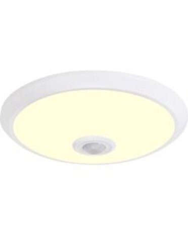 LED Plafondlamp Sensor Dag/Nacht – Kozolux Crimpy – 20W 1500lm – 3000K – Rond – Wit LED Plafondlamp Sensor Dag/Nacht – Kozolux Crimpy – 20W 1500lm – 3000K – Rond – Wit