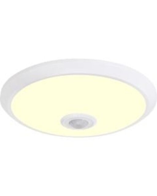 HLW LED Plafondlamp Sensor Dag/Nacht – Kozolux Crimpy – 20W 1500lm – 3000K – Rond – Wit HLW LED Plafondlamp Sensor Dag/Nacht – Kozolux Crimpy – 20W 1500lm – 3000K – Rond – Wit