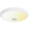 HLW LED Plafondlamp Sensor Dag/Nacht – Kozolux Crimpy – 20W 1500lm – CCT – Rond – Wit HLW LED Plafondlamp Sensor Dag/Nacht – Kozolux Crimpy – 20W 1500lm – CCT – Rond – Wit