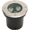 LED Grondspot - Inbouw Rond - 3W - IP67 - 4000K - Mat Chroom - RVS