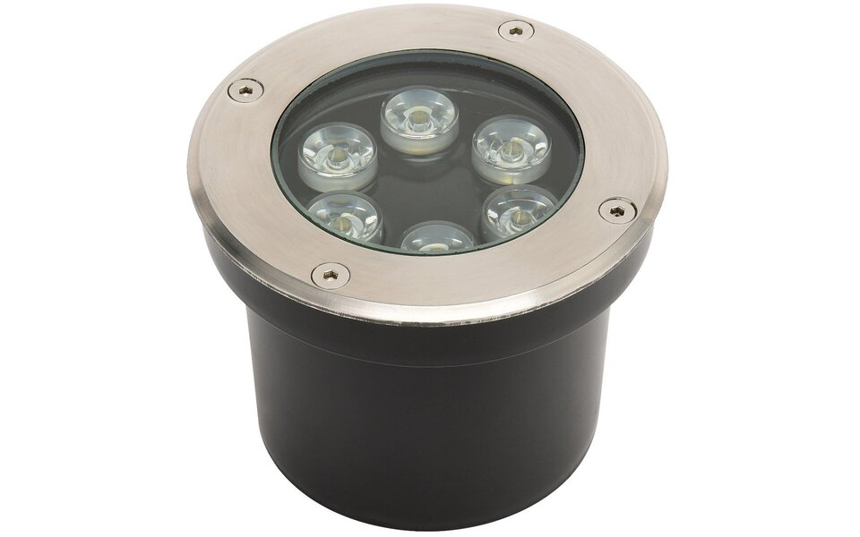HLW LED LED Grondspot - Inbouw Rond - 6W - IP67 - 4000K Natuurlijk Wit - Mat Chroom - RVS HLW LED LED Grondspot - Inbouw Rond - 6W - IP67 - 4000K Natuurlijk Wit - Mat Chroom - RVS