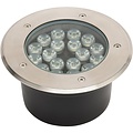 LED Grondspot - Inbouw Rond - 12W - IP67 - 4000K Natuurlijk Wit - Mat Chroom - RVS LED Grondspot - Inbouw Rond - 12W - IP67 - 4000K Natuurlijk Wit - Mat Chroom - RVS