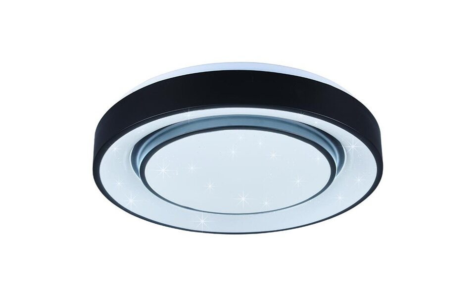 HLW LED LED Plafondlamp WiZ Trion Monan 20W | RGBW Dimbaar | Rond Zwart