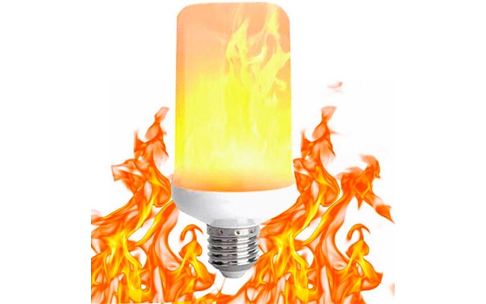 HLW LED LED Flame Lamp E27 5W 1500K Warm Wit