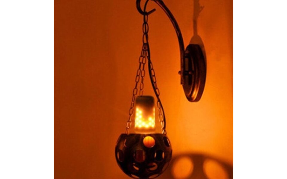 HLW LED LED Flame Lamp E27 5W 1500K Warm Wit