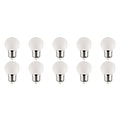 10x LED Lamp E27 Kozolux Romba Wit 1W