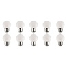 HLW LED 10x LED Lamp E27 Kozolux Romba Wit 1W