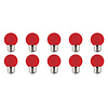 10x LED Lamp E27 Kozolux Romba Rood 1W