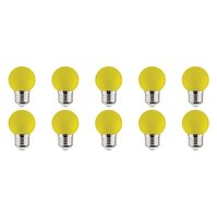 10x LED Lamp E27 Kozolux Romba Geel 1W 10x LED Lamp E27 Kozolux Romba Geel 1W