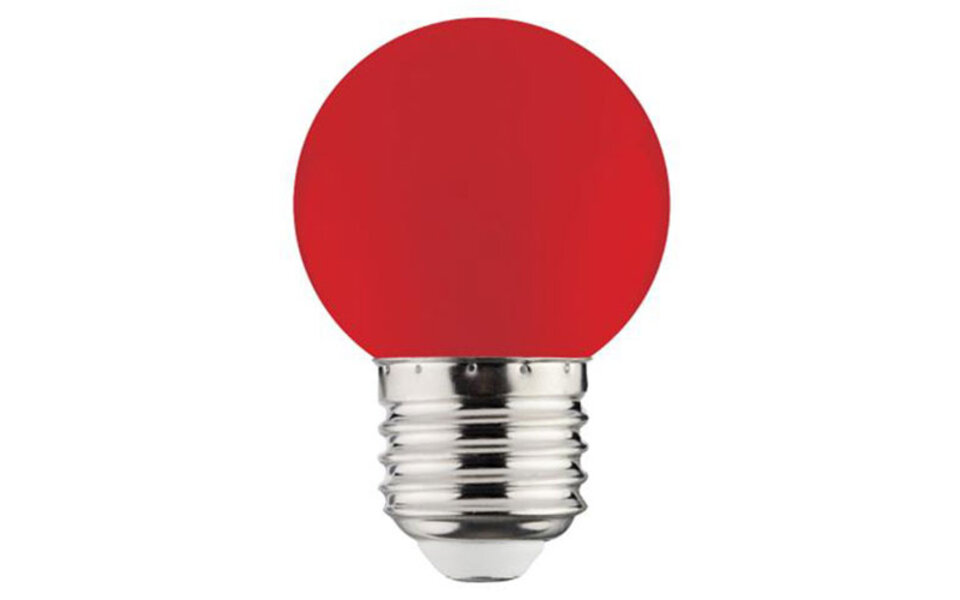 HLW LED LED Lamp E27 Kozolux Romba Rood 1W HLW LED LED Lamp E27 Kozolux Romba Rood 1W