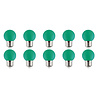 HLW LED 10x LED Lamp E27 Kozolux Romba Groen 1W