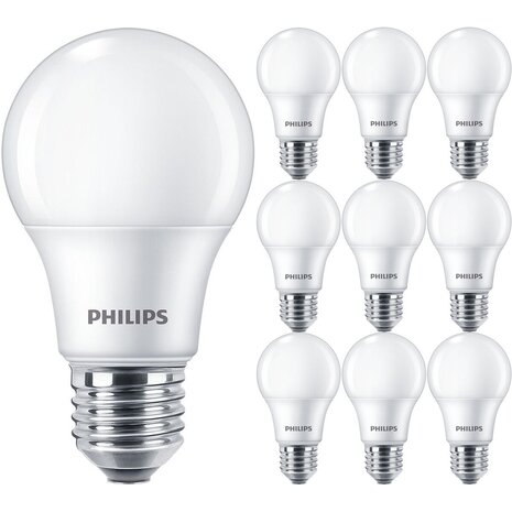 PHILIPS CorePro LEDbulb E27 Peer Mat 10 Pack 8W 3000K