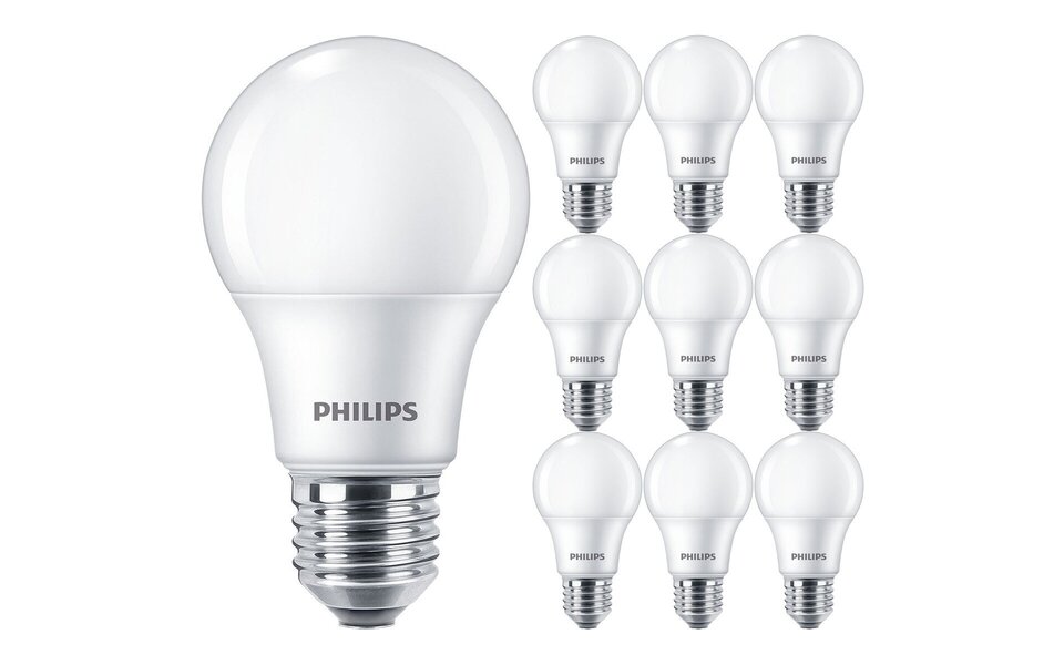 Philips PHILIPS CorePro LEDbulb E27 Peer Mat 10 Pack 4.9W 3000K