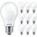 PHILIPS MASTER Value LEDbulb E27 Peer Mat 10 Pack 3.4W 2700K Dimbaar