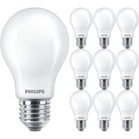 PHILIPS MASTER Value LEDbulb E27 Peer Mat 10 Pack 3.4W 2700K Dimbaar