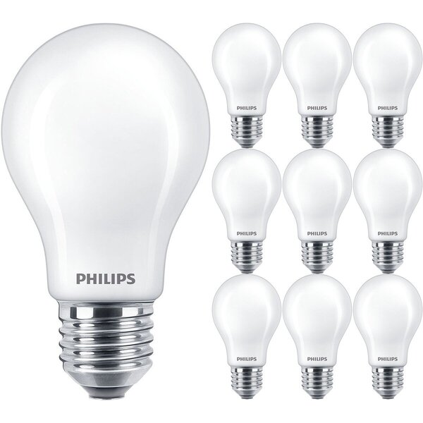 Philips PHILIPS MASTER Value LEDbulb E27 Peer Mat 10 Pack 3.4W 2700K Dimbaar