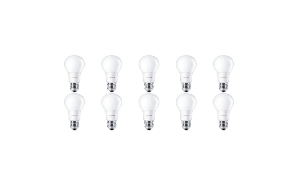 Philips PHILIPS LEDbulb A60 E27 10 Pack 8W 2700K
