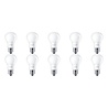 Philips PHILIPS LEDbulb A60 E27 10 Pack 8W 2700K Philips PHILIPS LEDbulb A60 E27 10 Pack 8W 2700K