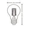 HLW LED LED Lamp Filament Trion Limpo E27 8W 2700K Dimbaar Glas