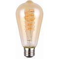 LED Lamp Filament Trion Spiro E27 7W 1800K Dimbaar 500lm