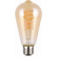 LED Lamp Filament Trion Spiro E27 7W 1800K Dimbaar 500lm