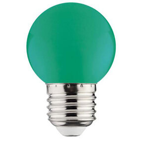 LED Lamp E27 Kozolux Romba Groen 1W