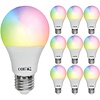 10x LED Lamp E27 Kozolux Smart LED 9W RGB+CCT Dimbaar